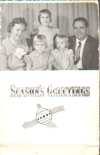 Frank Cyphers, Betty Christian Cyphers and Frank's/Betty's kids