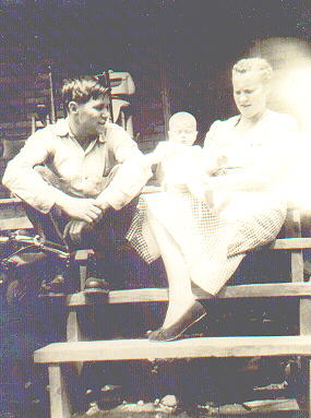 Daddy, Sandy, and Mom