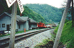 railroad tracks in War, West Virginia