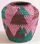 Sweetgrass and Ribbon basket by Carol Antrim