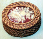 Carolyn Harbour, Thimble box with flower lid
