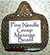 Carolyn Harbour pine needle calendar holder