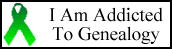 I 

Am Addicted To Genealogy Ribbon