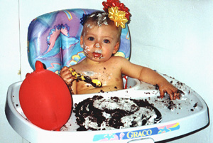 what a cakey mess