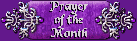 Prayer of the Month