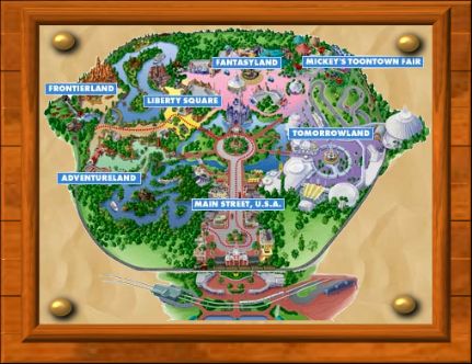 Magic Kingdom Map