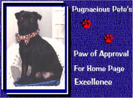 Pugnacious Pete's Paw of Approval