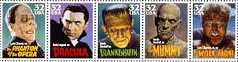 Monster US Postage Stamps
