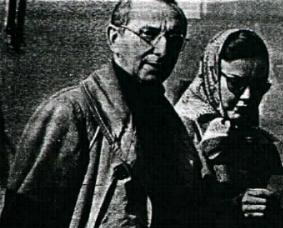 M. and Mme. David in France in 1957.