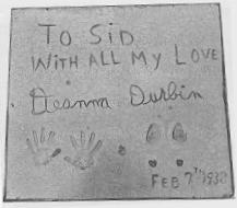 Deanna's square at Grauman's Chinese Theater