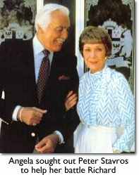 Cesar and Jane Wyman on Falcon Crest