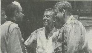 Tim Roth and Pruitt Taylor Vince with director Tornatore