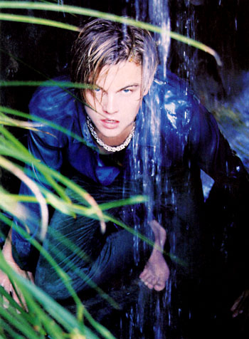 Leo In Waterfall