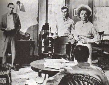 Jason Robards, Jr., Dean Stockwell, Katharine Hepburn, and Sir Ralph Richardson