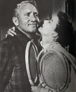 Spencer Tracy and Katharine Hepburn