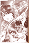 Hotohori, Houki and Nuriko