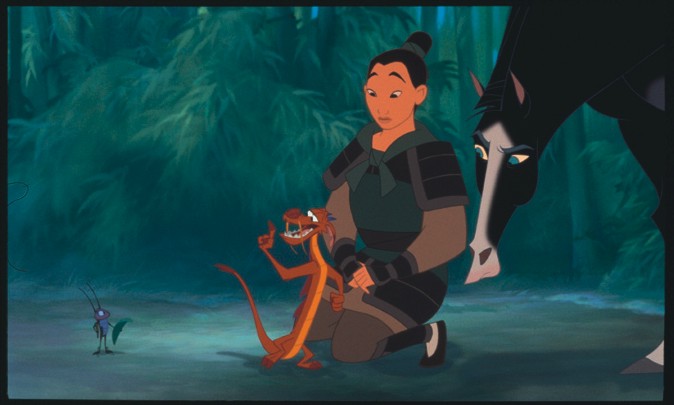 Mulan and Mushu