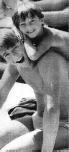 Christopher Atkins and Omri Katz