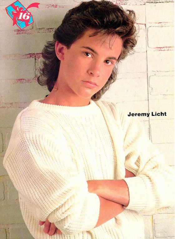 Jeremy in a white sweater.