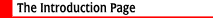 The Introduction Page