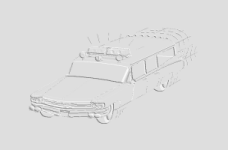Old Ambulance background