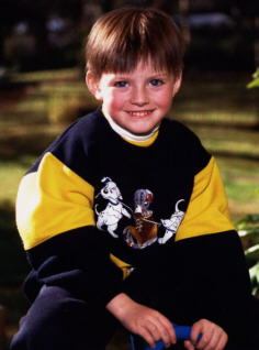 Tyler's school photo. July 2000.