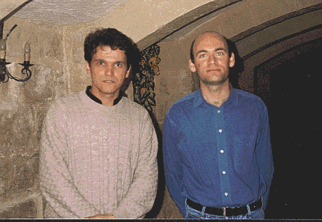 Wilton Borges and Jelson Oliveira (right) in Malta