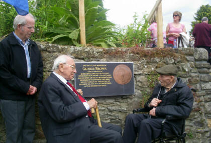 Bob with Jack Jones and local activist Paddy Murphy, Inistioge, Kerry, June 2008