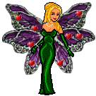 I'm Emerald, the love faery. Come closer and I'll sprinkle love on you!