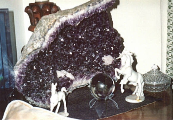 My Big Amythyst Geode. Isn't it beautiful?
