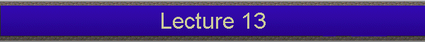 Lecture 13