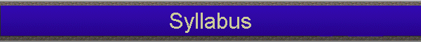 Syllabus