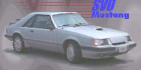 1984 Mustang SVO gif image