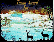 Timan Award for Beautiful Site of the Day Award