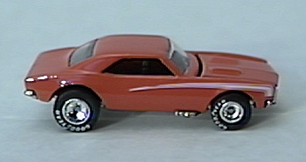 Orange '67
Camaro w/ Chrome-hubbed Real Rider tires