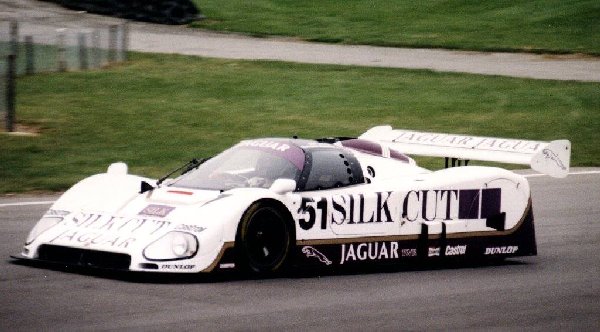 Jaguar at Brands in 1986