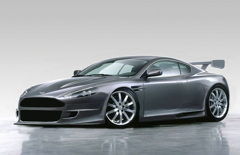 Aston's DBR9 mock up shot 2004