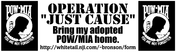 Operation Just Cause Bumper Sticker