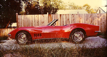 Red '68 427 convertible
