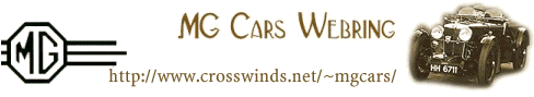 Welcome to the MG Cars Webring