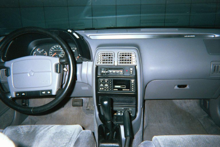 Instrument panel, center console and passenger-side dash