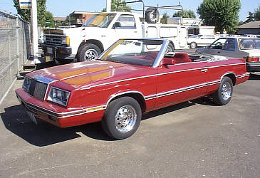 1982 Chrysler LeBaron Convertible