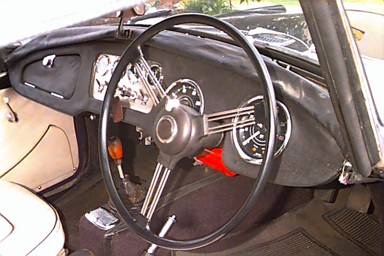 Interior of the Daimler Dart SP250