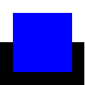[ blue 0000ff ]