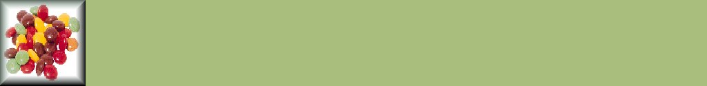 candy border with green background