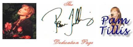 Pam Tillis Dedication Pages