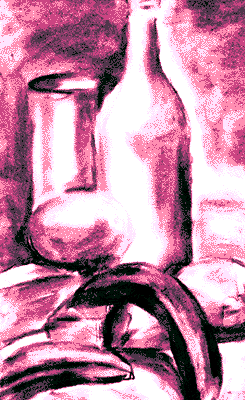 Charcoal Drawing (Still-Life)