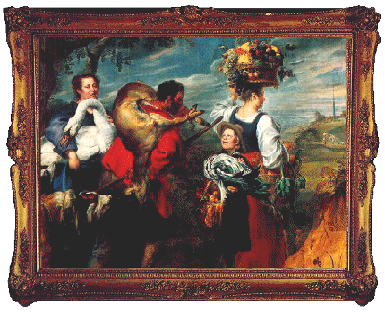 Peasants going to the market