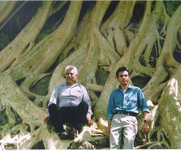 Silvestre y Gerardo Reyna en Chalcatzingo Edo. de M�xico