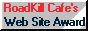 Road Kill Web Site Award